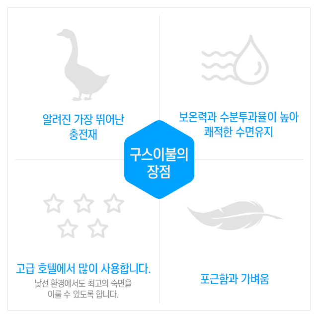 구스이불의 장점